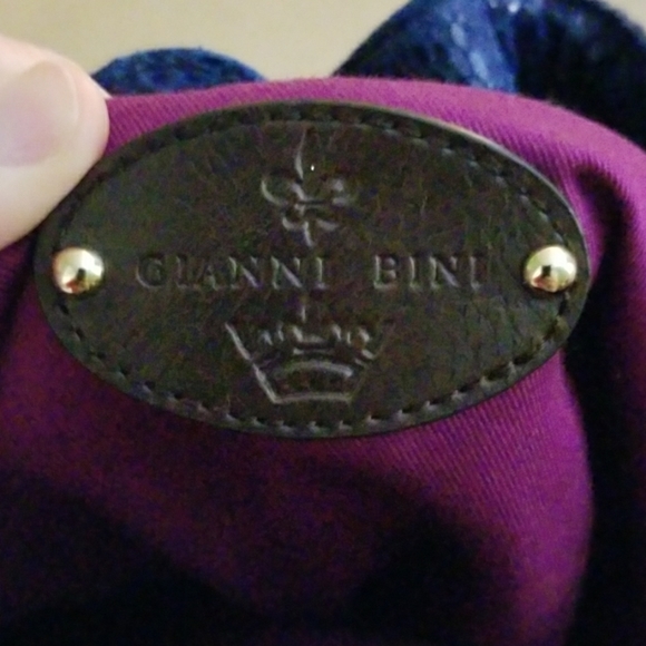 Gianni Bini blue handbag - Picture 4 of 6